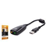 Hadron HDX5254 7.1 Sanal Surround Ses Çıkışlı 5HV2 Harici Siyah USB Ses Kartı