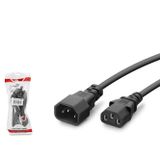 HADRON HDX5558 Kasa Güç Uzatma Kablosu 28 Pin 0.75 mm 500W 1.5 m - Siyah