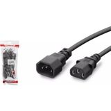 Hadron Hdx5559 Power Kablo 42Pin M-F 1Mm 1.5 Metre Siyah Kasa Güç Kablosu