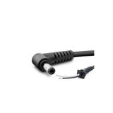 HADRON HDX5563 Laptop Adaptör DC Jack Kablosu 5.5x2.5 mm L Tip 1.2 m 150W Siyah