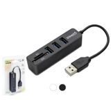 Hadron HDX7009 Hub Usb 2.0 3 Port + Multi 1TB Uyumlu Kart Okuyucu