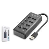 Hadron Hdx7048 Usb Hub 2.0 480Mbps 4X Usb-A 4 Port Switch’li Çoklayıcı Siyah (Kdo)