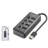 Hadron Hdx7048 Usb Hub 2.0 480Mbps 4X Usb-A 4 Port Switch’li Çoklayıcı Siyah