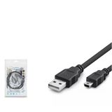 Hadron HDX7524 Usb Mini V3/5Pin To Usb Kablo 50Cm Siyah