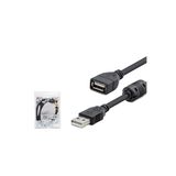 HADRON HDX7533 USB Uzatma Kablosu 1.5 m - Siyah