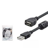 Hadron Hdx7533 Usb Uzatma Kablosu 1.5 Metre - Siyah