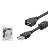 Hadron Hdx7533 Usb Uzatma Kablosu 1.5Mt - Siyah