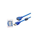 HADRON HDX7534 USB Uzatma Kablosu 1.5 m - Şeffaf Mavi
