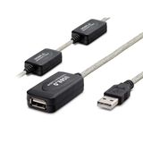 HADRON Hdx7537 Usb (M) To Usb (F) Uzatma Kablo 15m Sılver
