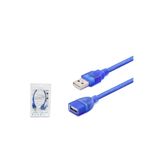 HADRON HDX7540 USB Uzatma Kablosu 30 cm - Şeffaf Mavi