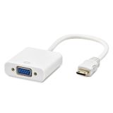 Hadron HDX7771 Mini HDMI M VGA F Beyaz Dönüştürücü Adaptör