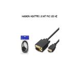 HADRON Hdx7795 Hdmi To Vga Kablo Pvc 120Hz Destekli 1080P 1.8M Siyah
