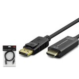 Hadron Hdx7796 Dısplay M To Hdmı M Kablo 4k 30hz Siyah 1.8mt