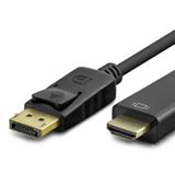 Hadron Hdx7797 Display (M) To Hdmi (M) Kablo 4K 30Hz 3 Metre Siyah