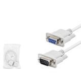HADRON HDX7801 RS232 Seri Port Bağlantı Kablosu 1.5 m - Beyaz