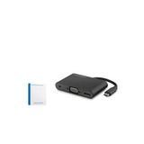 HADRON HDX7813 ÇEVİRİCİ USB 3.1 TYPE-C TO HDMI+VGA+3.5MM AUDIO 3IN1