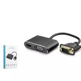 Hadron Hdx7821 Vga To Hdmi + Vga F Çevirici 1080P 22Cm Siyah