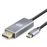 Hadron HDX7859 USB-C to DisplayPort 1.4 Kablo, 1.8 Metre - 8K 60Hz, 4K 144Hz, Thunderbolt 3/4 Uyumlu, Altın Uçlu Alüminyum Gövde, 1.8 Metre