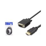 Hadron HDX7872 HDMI To VGA Görüntü Dönüştürücü Kablo 1080P Full Hd 1.8 Metre - Siyah - 1 Adet
