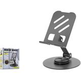 Hadron HDX8023 Ayarlanabilir Telefon ve Tablet Standı 360° Döner Metal 4.7-13 Inç Siyah