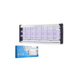 HADRON HDX9302 Elektrikli Sinek Öldürücü Cihaz 40W 65 cm Floresan ABS Siyah Beyaz