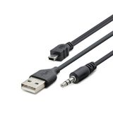 HADRON HN4417 KABLO V3/5PIN TO USB/AUX MEDYA PLAYER KABLO