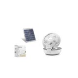 HADRON HST7 Solar Vantilatör 19 cm Beyaz