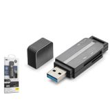 Hadron iETOP HDX7054 USB Type-C 3.2 Gen1 Kart Okuyucu SD MicroSD 5 Gbps Gri