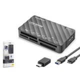 Hadron iETOP HDX7064 USB Type-C 3.1 Gen1 All in One Kart Okuyucu CF SD MicroSD MS XD 5 Gbps Siyah