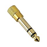 Hadron Kulaklık Ve Mikrofon İçin 3,5Mm To 6,3 Mm Dönüştürücü Metal Stereo Jak