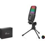 Hadron ME31 Gaming Rgb Tripod Mikrofon Dokunmatik Mute Gain Kontrollü Type-C Siyah - Yok
