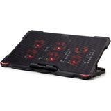Hadron Polar 6 Fanlı RGB 15 17 inç Sessiz Çalışma Laptop Soğutucu