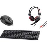 Hadron Qset MOUSE(HDX3252) Q KLAVYE(HDX2603) KULAKLIK(HD1105)