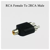 Hadron RCA Erkek 2 RCA Dişi Çevirici