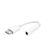 Hadron Type-C to 3.5 mm Kulaklık Dönüştürücü Ses Kablosu, AUX ve Hoparlör Adaptörü (Beyaz)