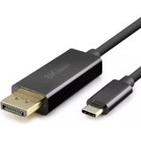 Hadron Type-C To Displayport Kablo - 8k 60Hz / 4K 144Hz Destekli, 1.8 Metre, Thunderbolt 3/4 Uyumlu, Macbook, iPad ve Yeni Nesil Laptoplar Için Dp Dönüştürücü Görüntü Kablosu (Siyah) - 1 GB - 00-Siyah - Beyaz - Option-1