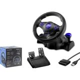 Hadron VW-9803 Oyun Direksiyon Seti 3in1 Ps3&ps2&pc Güçlü Titreşim (Kdo)