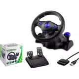 Hadron VW9803 Oyun Direksiyon Seti Siyah Renkli 3'ü 1 Arada Playstation 3 Uyumlu