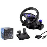 Hadron Vw9803 Oyuncu Direksiyon Seti 180° 3in1 Ps3/ps2/pc Siyah siyah