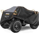 Haegs Atv Brandası, Atv Koruma Kılıfı Su Geçirmez Atv Örtüsü (L-200-95-105CM) - Siyah - Gri - 200 x 95x 105 cm - Siyah - Gri