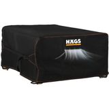 Haegs Bahçe Mobilyası Örtüsü, 150-150-74cm, Su Geçirmez, Dış Mekan Masa ve Sandalye Koruma Kılıfı - Siyah