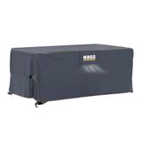 Haegs Bahçe Mobilyası Örtüsü, 150-90-74cm, Ağır Hizmet Oxford Kumaş, Su Geçirmez, Dış Mekan Veranda Masa Örtüsü, Havalandırmalı Masa ve Sandalye Koruma Kılıfı Gri