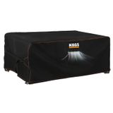 Haegs Bahçe Mobilyası Örtüsü, 240-180-100cm, Ağır Hizmet Oxford Kumaş, Su Geçirmez, Dış Mekan Veranda Masa Örtüsü, Havalandırmalı Masa ve Sandalye Koruma Kılıfı Siyah