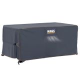 Haegs Bahçe Mobilyası Örtüsü, 250-210-90cm, Ağır Hizmet Oxford Kumaş, Su Geçirmez, Dış Mekan Veranda Masa Örtüsü, Havalandırmalı Masa ve Sandalye Koruma Kılıfı - Gri