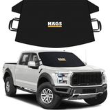 Haegs Buz ve Kar Önleyici Araç Ön Cam Örtüsü Brandası / Oto Cam Güneşlik (185X109CM) Xl Siyah - 185 x 109 cm