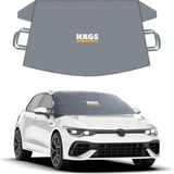 Haegs Buz ve Kar Önleyici Araç Ön Cam Örtüsü Brandası / Oto Cam Koruyucu Güneşlik (162X106CM) S Gri - 162 x 106 cm