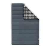Haegs Flanel Kamp Battaniyesi, Seyahat Yorganı Dış Mekan Hafif Kompakt Outdoor Kamp Çadır Karavan Malzemeleri Battaniye 215-150 cm Antrasit