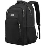 HAEGS Haegs Laptop Sırt Çantası, Multi Cepli İş Seyahat Çantası, Dizüstü Bilgisayar Çantası, Kadınlar Ve Erkekler İçin Çok Bölmeli Organizer Çanta - Siyah