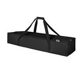 HAEGS Haegs Taşıma Çantası, İnce Uzun Çok Amaçlı Alet Tripod Olta Çantası, Fermuarlı Dayanıklı 35l (115 X 18 X 18 Cm) Siyah