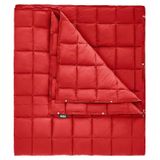 Haegs Kamp Battaniyesi - Dış Mekan Hafif Kompakt Seyahat Yorganı, Outdoor Kamp Malzemeleri, Kamp Yürüyüş Outdoor Şal, Battaniye 200-150 cm Kırmızı